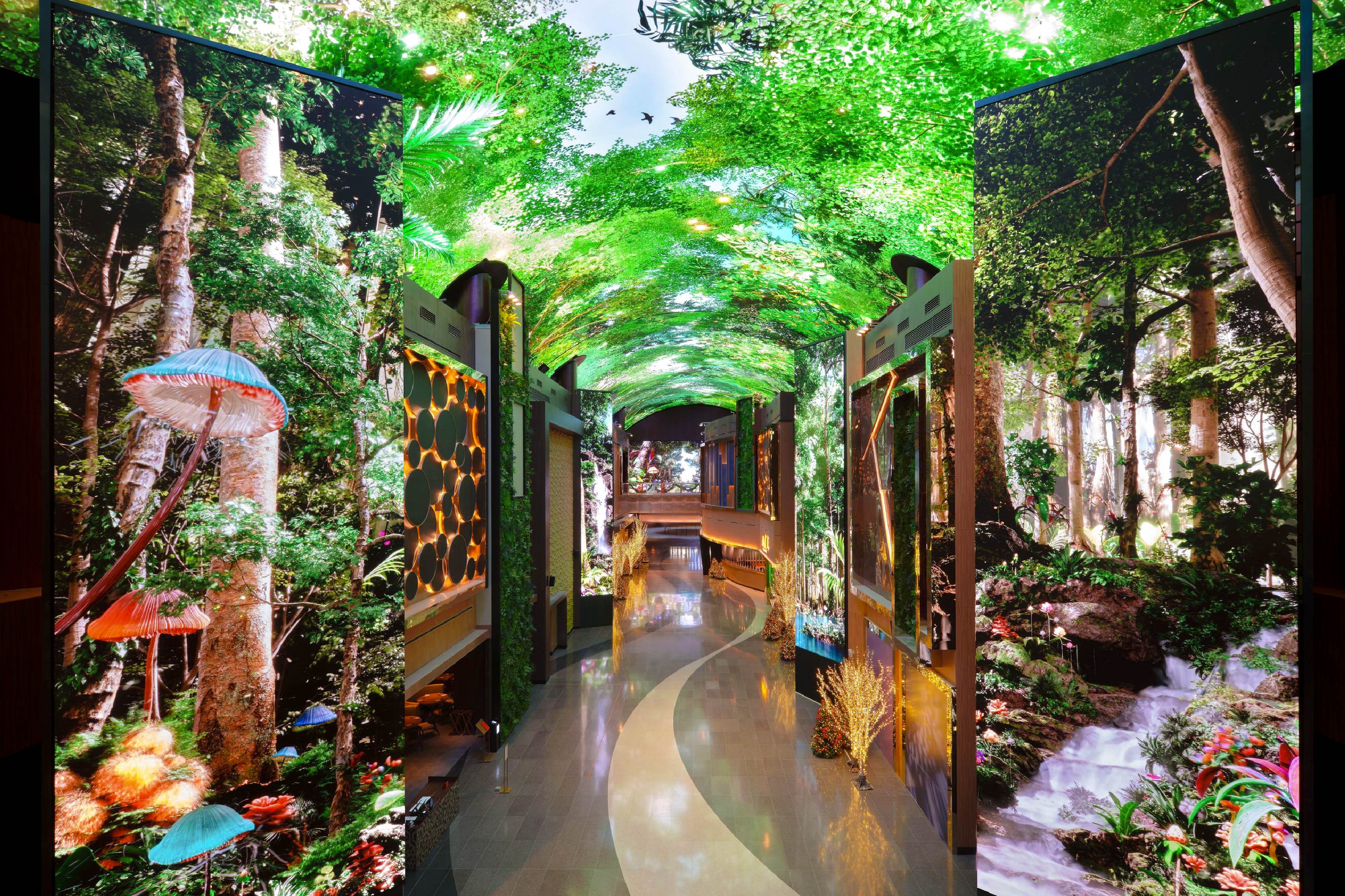韓國仁川 Mohegan INSPIRE 迎仕柏 LED 極光道