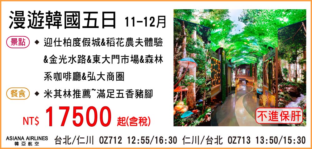 【My Korea 韓亞航空】漫遊韓國五日 11-12月-不進保肝